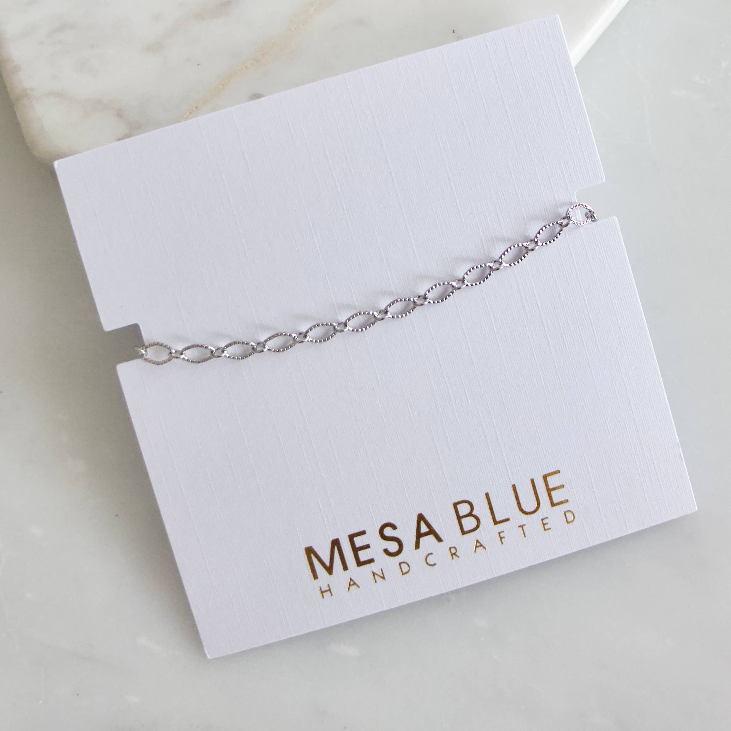 Textured Chain Bracelet
