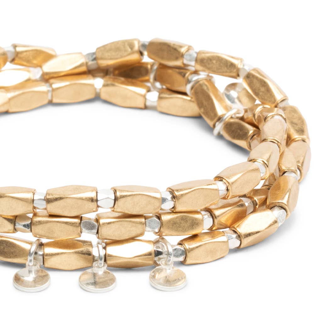 Mixed Metal Iconic Wrap