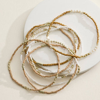 Beaded Stacking Bracelet Sets - Simply Sunflowers
