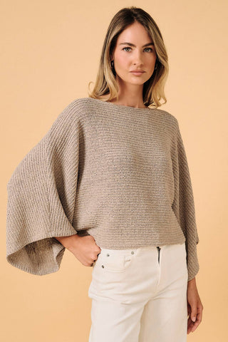Betty Poncho Top - Simply Sunflowers