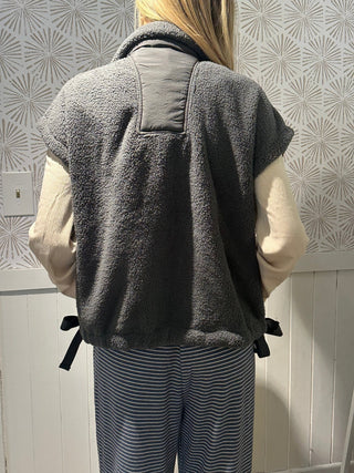 Birch Sherpa Vest - Simply Sunflowers