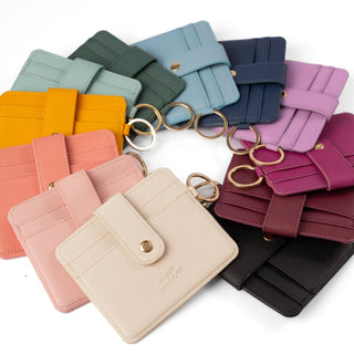 Black Card Wallet - Simply Sunflowers