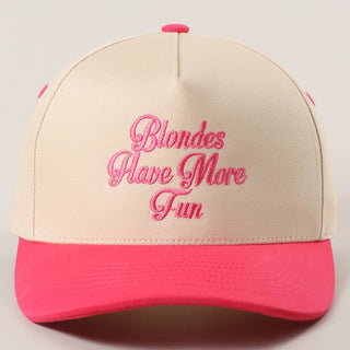 Blondes Have More Fun Trucker Hat - Simply Sunflowers