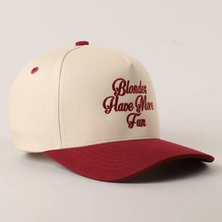 Blondes Have More Fun Trucker Hat - Simply Sunflowers