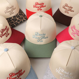 Blondes Have More Fun Trucker Hat - Simply Sunflowers