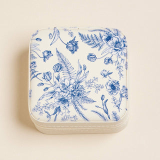 Blue Blossom Jewelry Box - Travel size - Simply Sunflowers