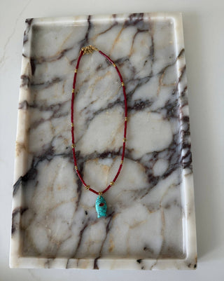 Blue Fish Necklace - Simply Sunflowers