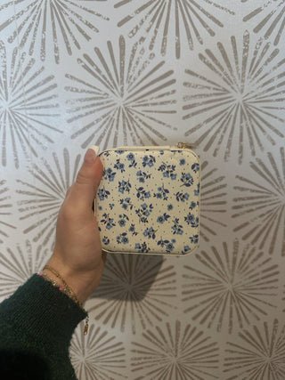 Blue Flower Jewelry Box - Simply Sunflowers