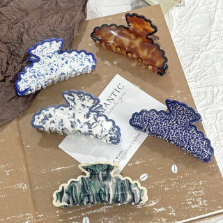 Blue Pebble Hair Clip - Simply Sunflowers