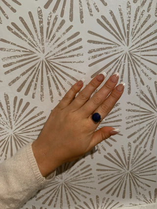 Blue Pillow Ring - Simply Sunflowers