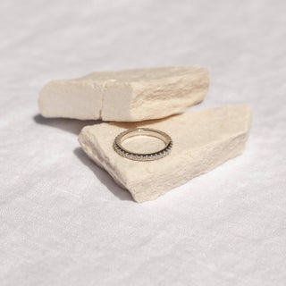 Boca Ring Silver - Simply Sunflowers