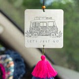 Boho Car Air Freshener - Simply Sunflowers