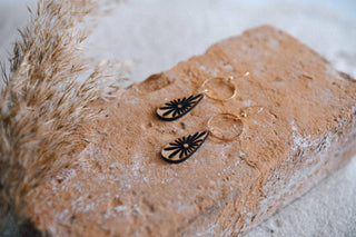 Boho Wooden Earrings - Simply Sunflowers