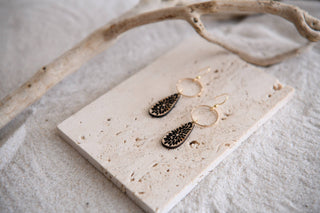 Boho Wooden Earrings - Simply Sunflowers