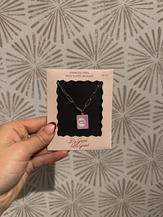 Book Club Charm Necklace - Simply Sunflowers