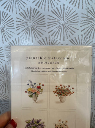 Bouquets Paintable Notecards - Simply Sunflowers