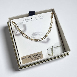 Braided Paper Clip Necklace - Simply Sunflowers