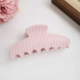Bright Pastel Vertical Stripe Hair Claw Clip - Simply Sunflowers