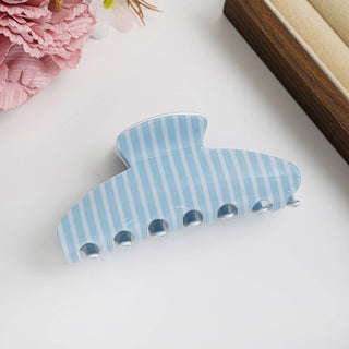 Bright Pastel Vertical Stripe Hair Claw Clip - Simply Sunflowers