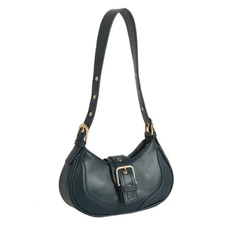 Buckle Strap Crescent Shoulder Bag - Simply Sunflowers