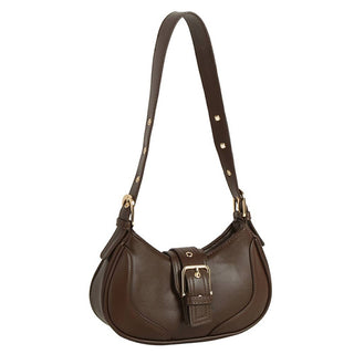 Buckle Strap Crescent Shoulder Bag - Simply Sunflowers