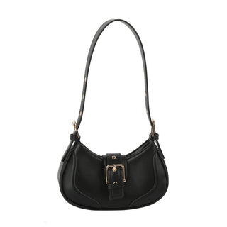 Buckle Strap Crescent Shoulder Bag - Simply Sunflowers