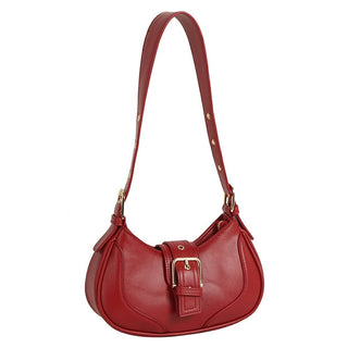 Buckle Strap Crescent Shoulder Bag - Simply Sunflowers