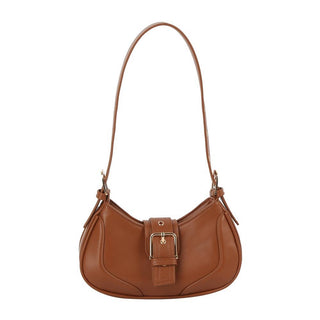 Buckle Strap Crescent Shoulder Bag - Simply Sunflowers