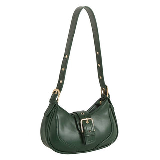 Buckle Strap Crescent Shoulder Bag - Simply Sunflowers