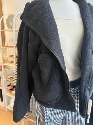 Bundle Up Sherpa Hoodie - Simply Sunflowers