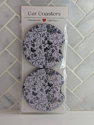 Butterfly Car Coasters - Simply Sunflowers