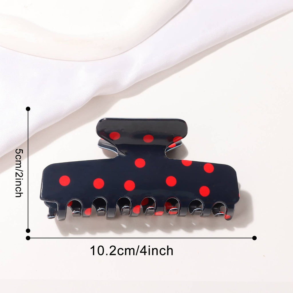 Polka Dot Claw Clip