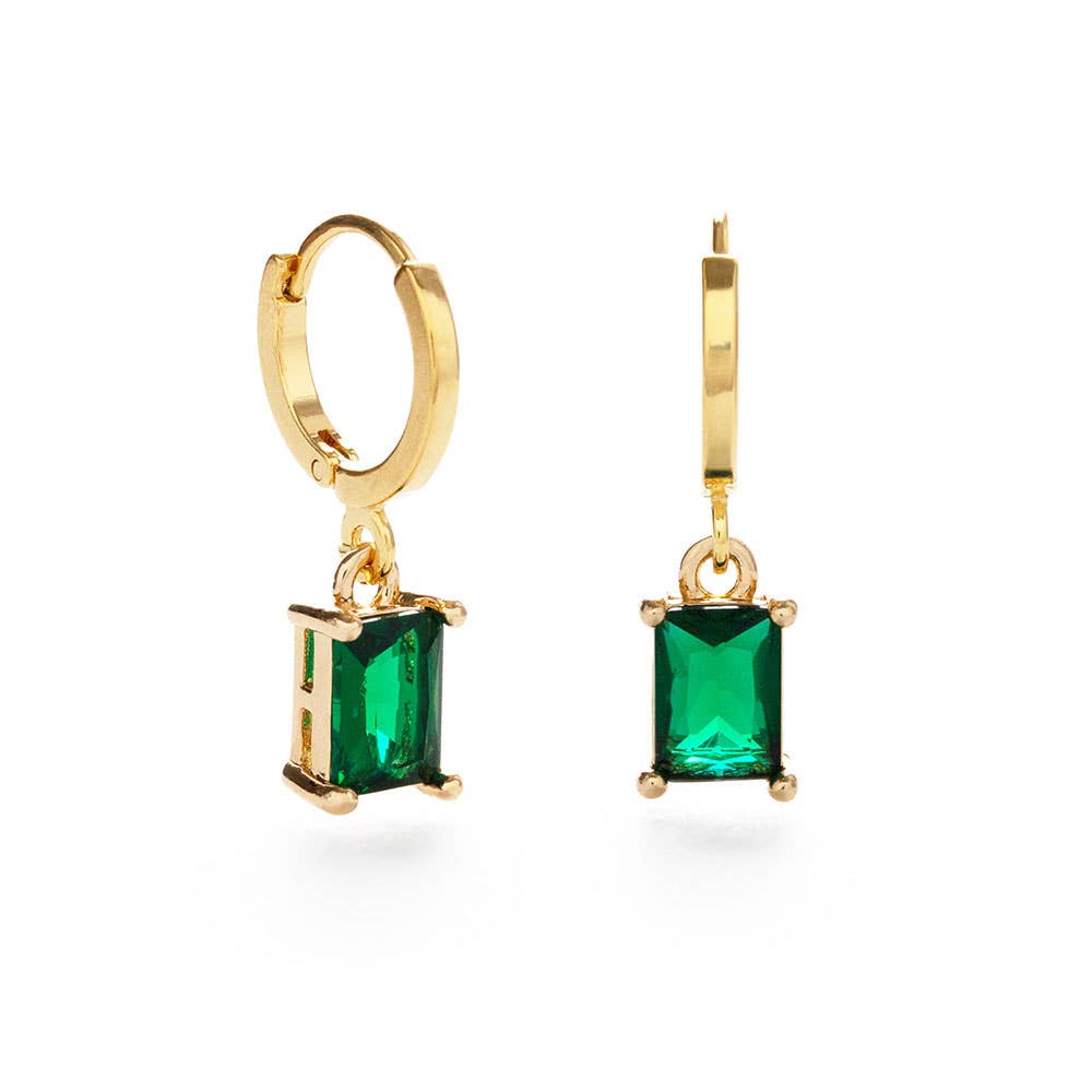 Emerald Green Huggie