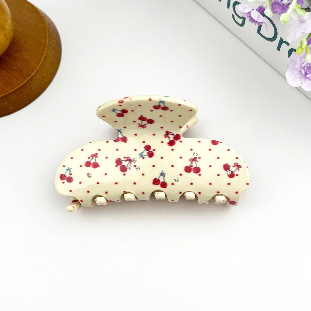 Cherry Claw Clip
