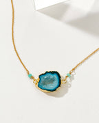 Earthly Stone Gold Necklace