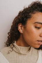 Amazonite Gold Studs