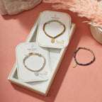 Stone Intention Charm Bracelet - Labradorite/Gold