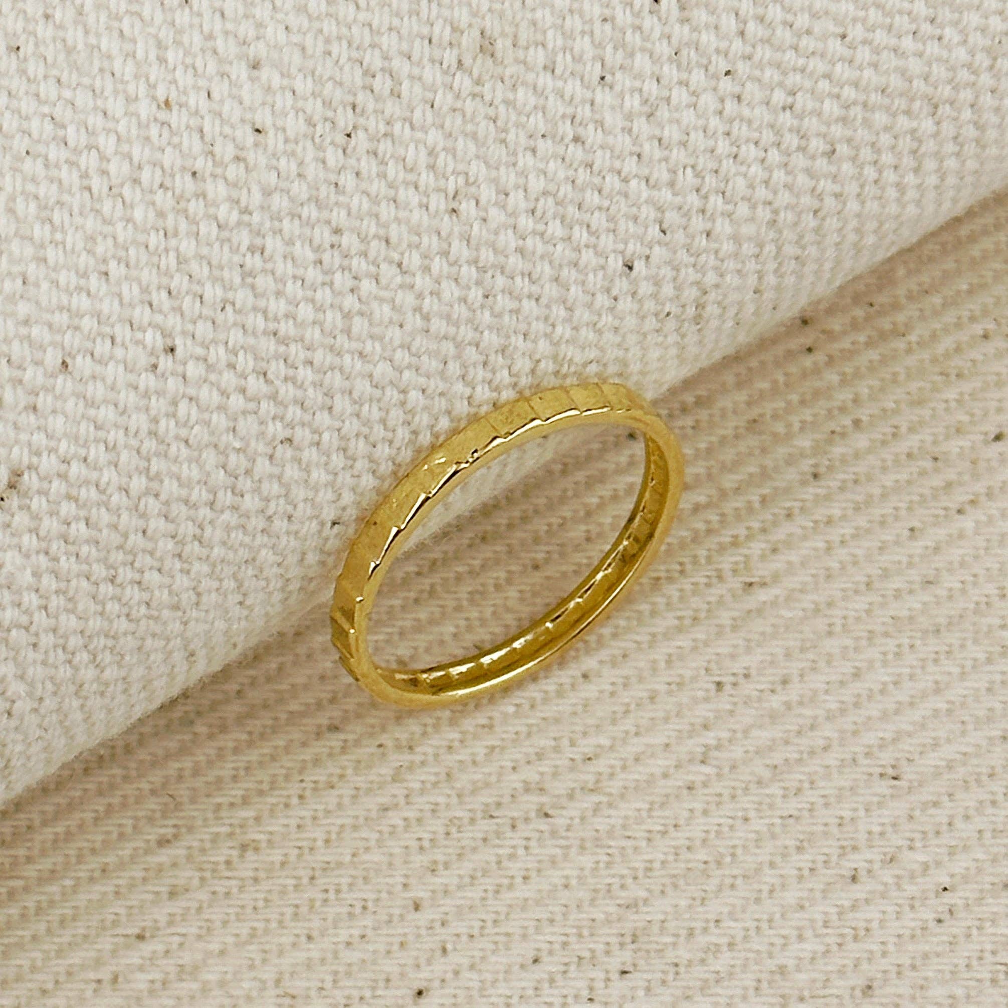 Texture Band Ring