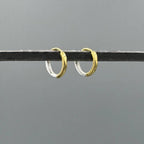 Mixed Metal Hoops