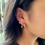 Gold Sun Earrings