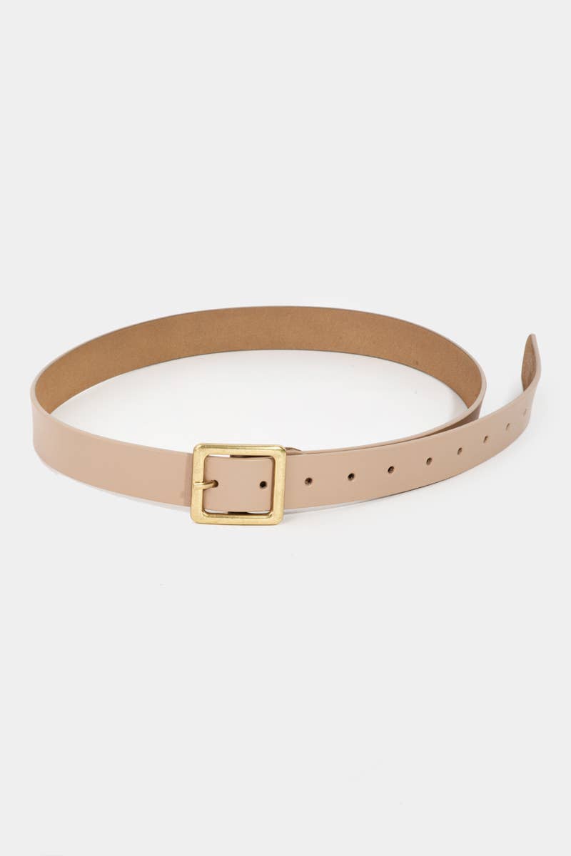 Square Buckle Belt