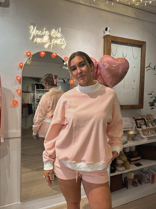 Candy Heart Lounge Shorts - Simply Sunflowers