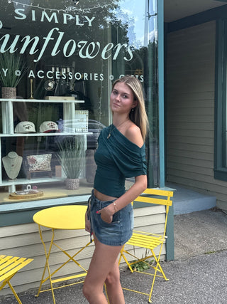 Carina Emerald Top - Simply Sunflowers