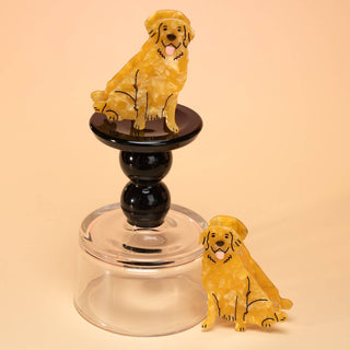 Cartoon Golden Retriever Hair Claw, Dog Shaped Hair Clip - Simply Sunflowers