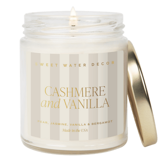 Cashmere and Vanilla Candle - Simply Sunflowers