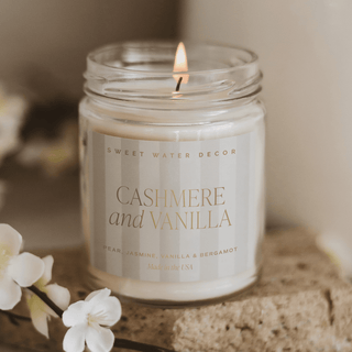 Cashmere and Vanilla Candle - Simply Sunflowers