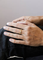 Inset Diamond Ring
