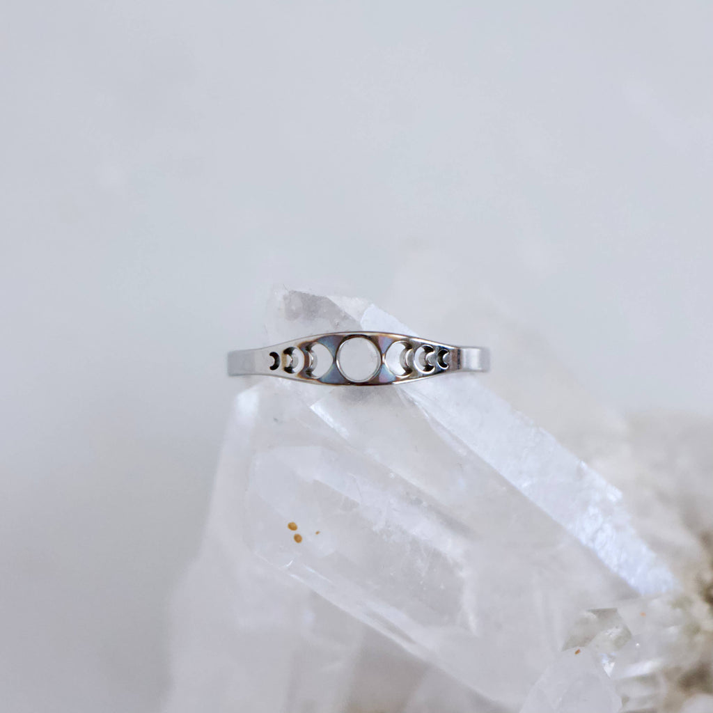 Moon Phase Thin Ring