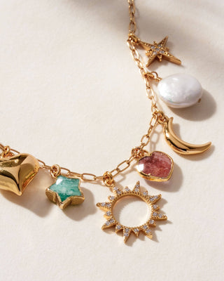 Celestial Charm Necklace - Simply Sunflowers