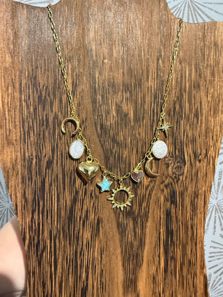 Celestial Charm Necklace - Simply Sunflowers